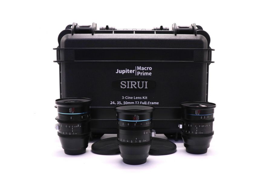 Комплект объективов Sirui Jupiter 3-Cine Lens kit