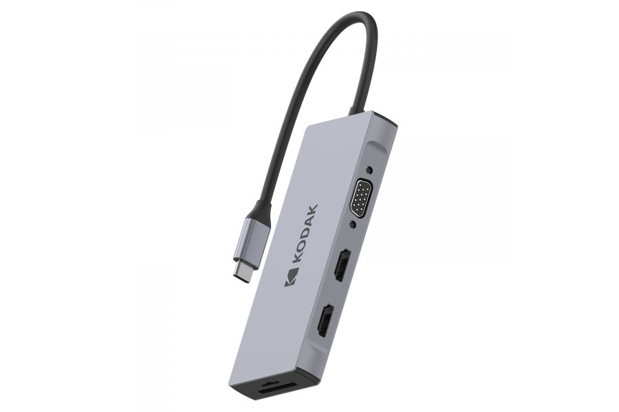 Разветвитель Kodak USB-C Hub (9-IN-1 & PD) T345