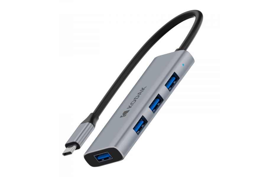 Разветвитель Kodak USB-C Hub 4-в-1 T341