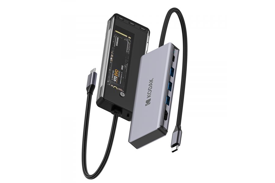 Разветвитель Kodak USB-C Hub (6-IN-1 & M.2) T344