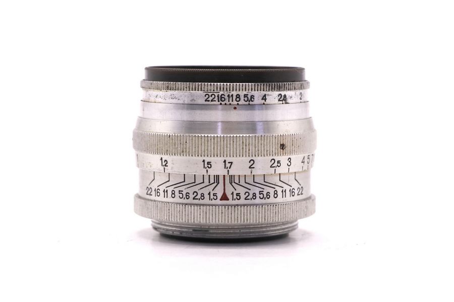 Юпитер-3 1.5/5см П silver М39 КМЗ (СССР, 1952 г.)