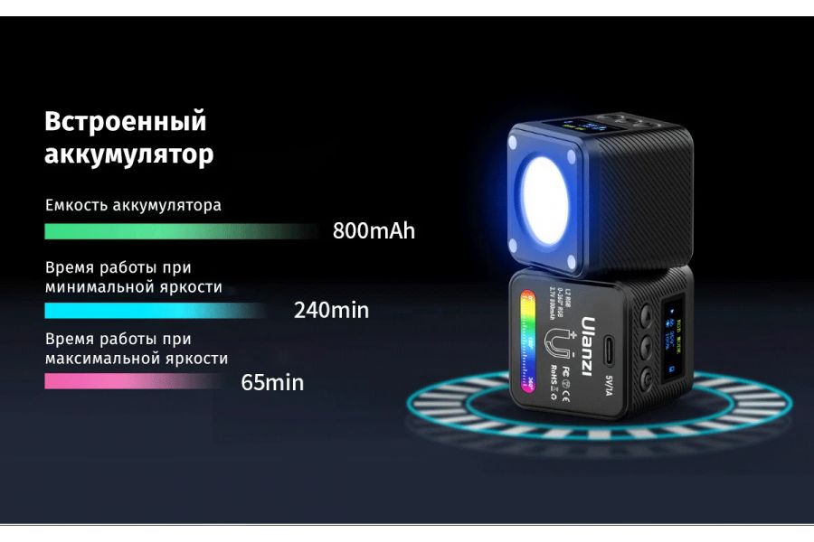 Осветитель Ulanzi L2 RGB