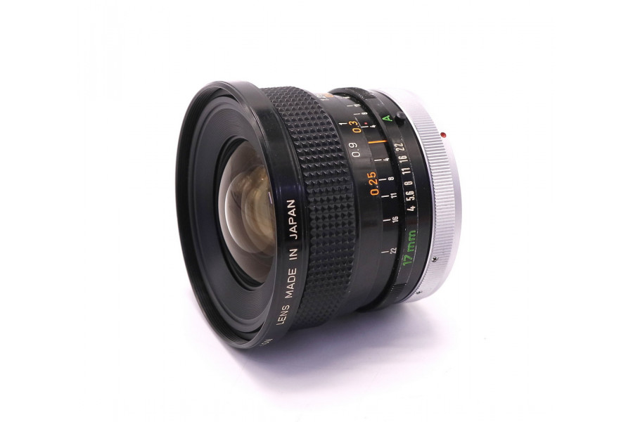 Сверхширокоугольный Canon FD 17mm f/4 S.S.C.