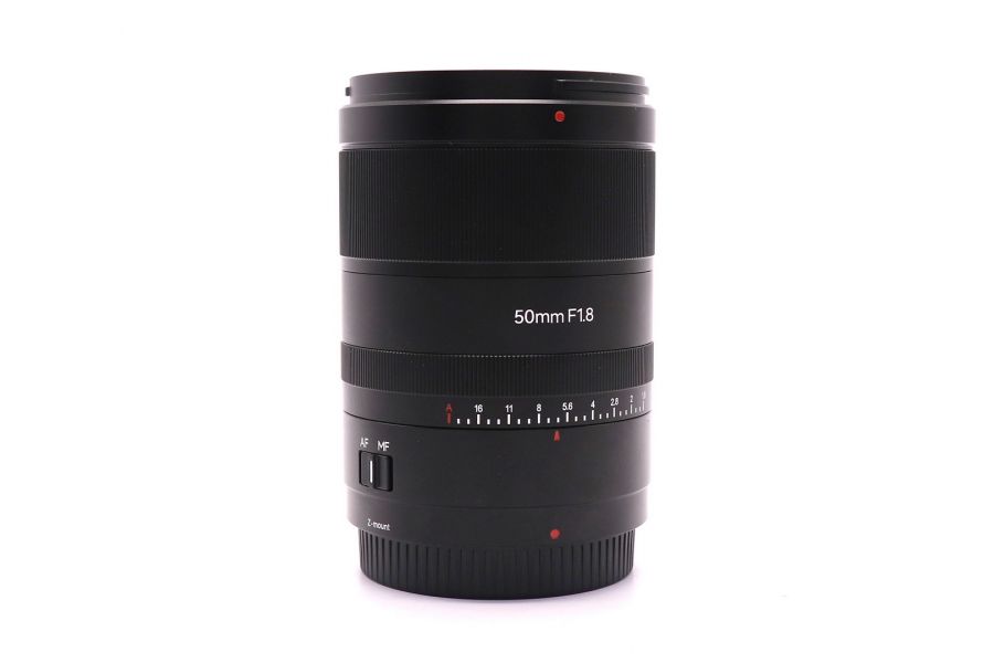 Объектив 7Artisans 50mm F1.8 AF AF Z-Mount в упаковке