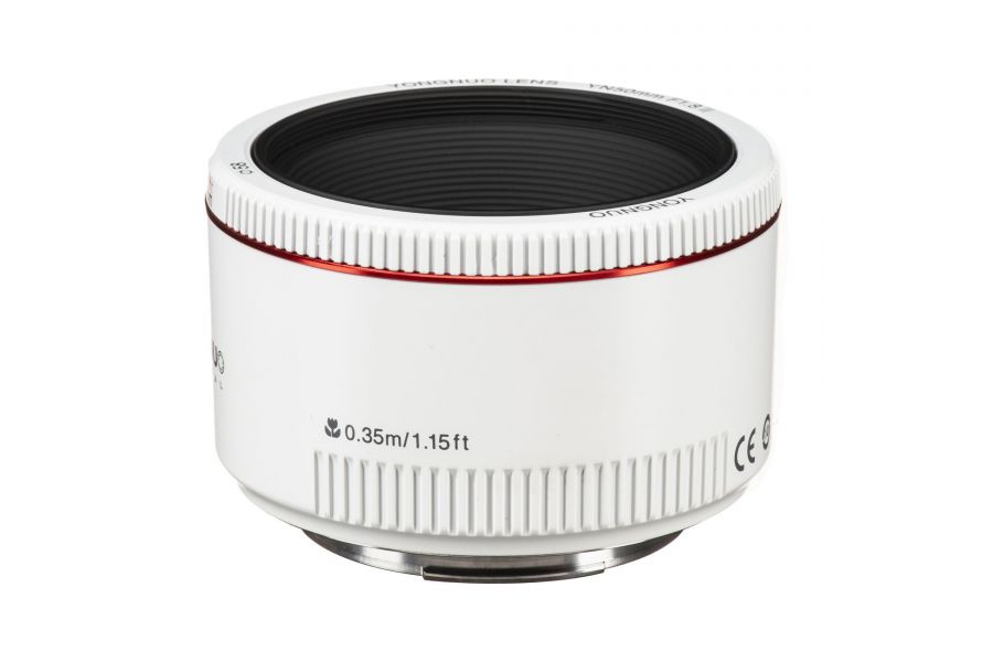 Объектив YongNuo AF 50mm f/1.8 II Canon EF White