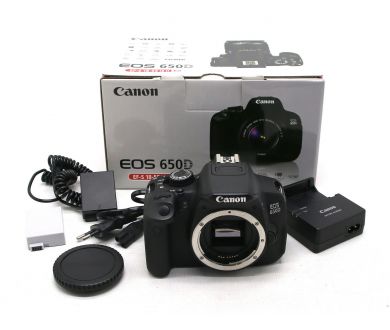 Canon EOS 650D body в упаковке (кадров 1200 кадров)