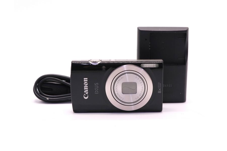 Компактная цифровая черная камера Canon IXUS 185
