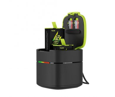 Зарядное устройство Telesin + 2 аккумулятора для GoPro Hero 12/11/10/9 GP-FCK-B11