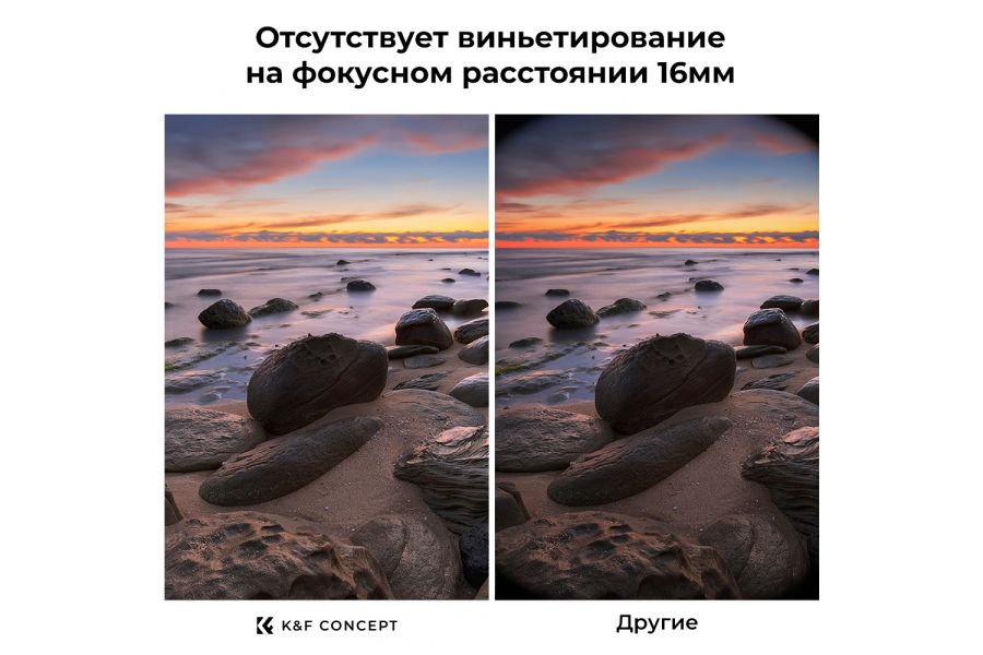 Светофильтр K&F Concept Basic Series ND2-ND400 58mm