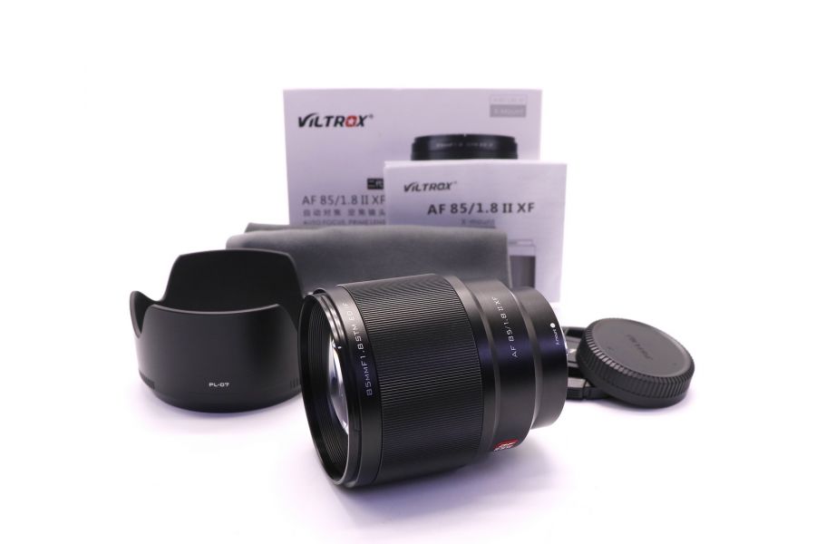Viltrox AF 85mm f/1.8 II XF (для Fujifilm X) в упаковке