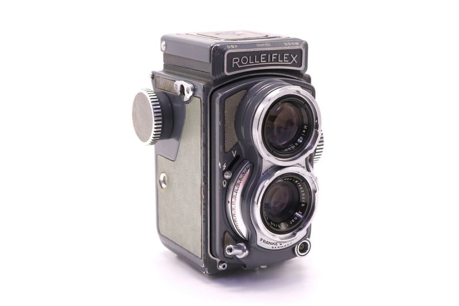 Двухобъективный фотоаппарат Rolleiflex 4x4 Gray Baby