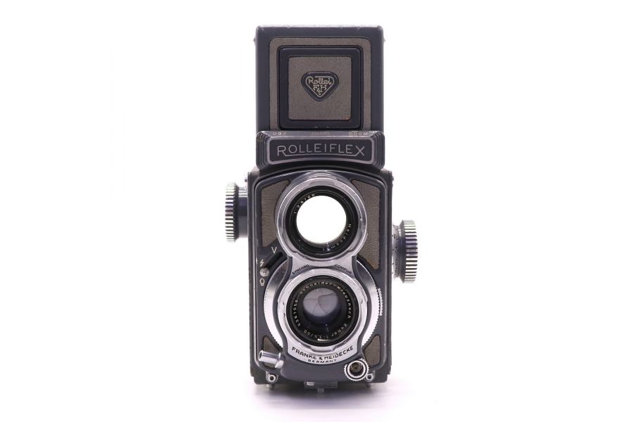 Двухобъективный фотоаппарат Rolleiflex 4x4 Gray Baby