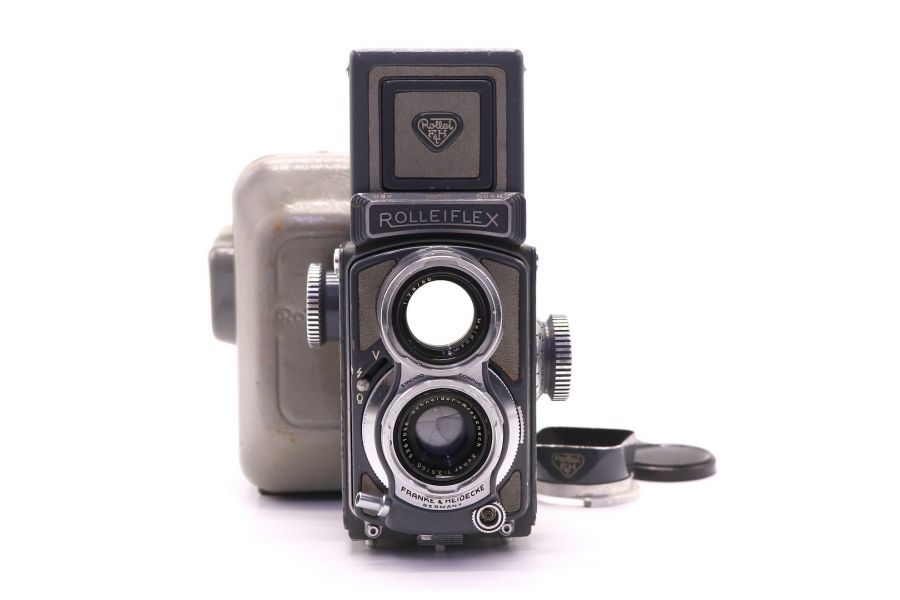 Двухобъективный фотоаппарат Rolleiflex 4x4 Gray Baby