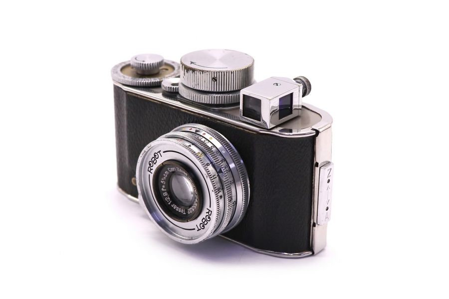 Robot I + Tessar f/2.8 37,5mm (Germany, 1934)