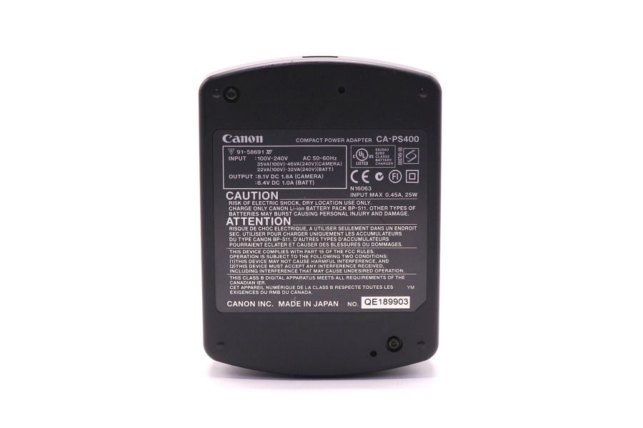 Зарядное устройство Canon Dual Battery Charger CA-PS400