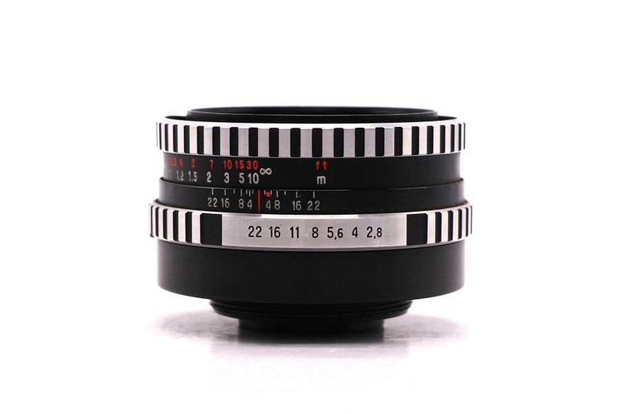 Классический Tessar 2.8/50 JENA DDR (зебра)