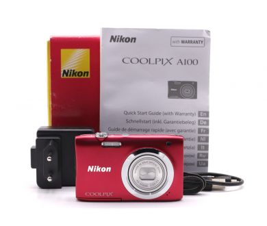 Компактная камера Nikon Coolpix A100 в упаковке
