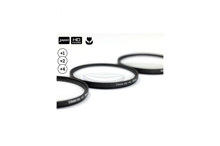 Набор макрофильтров FUJIMI Close UP SET +1, +2, +4 55mm