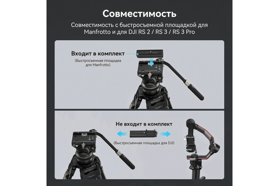 Видеоголовка DH10 SmallRig 4165