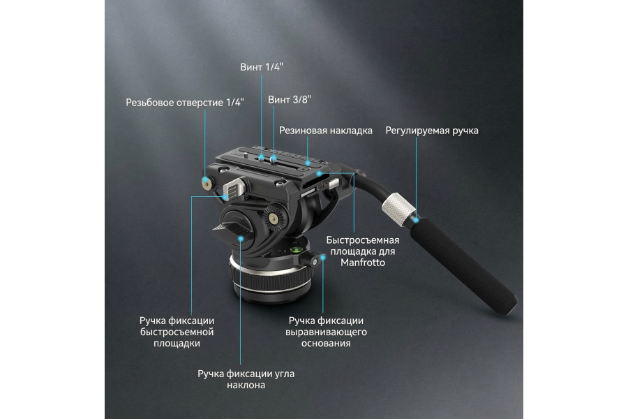 Видеоголовка DH10 SmallRig 4165