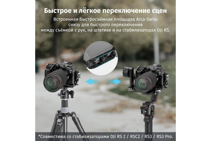 Клетка SmallRig 4161 Black Mamba для Canon EOS R6 Mark II