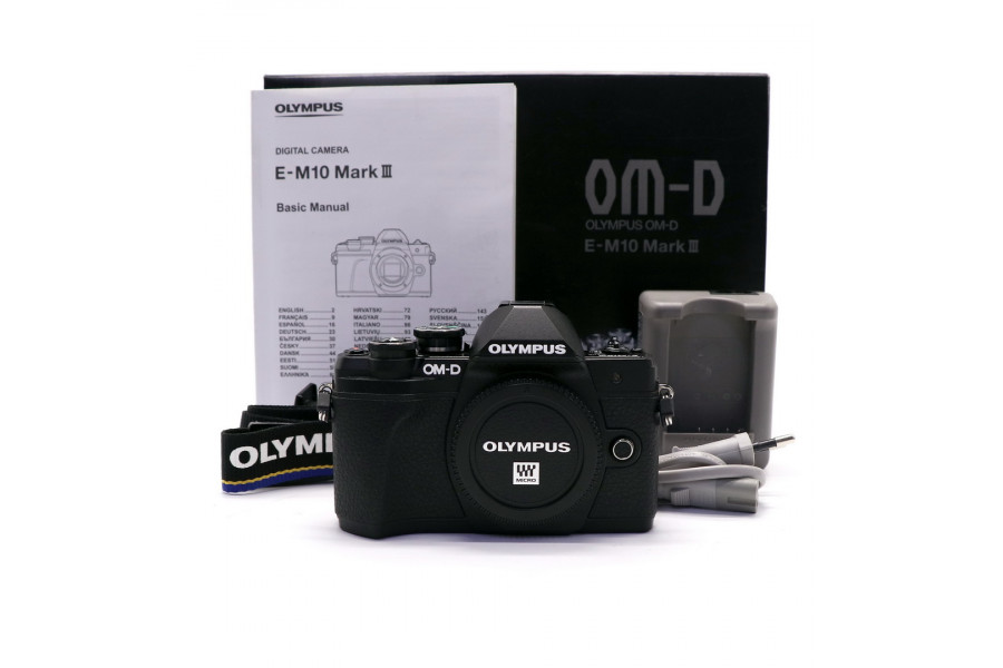 Olympus OM-D E-M10 Mark III body black в упаковке (пробег 2900 кадров)