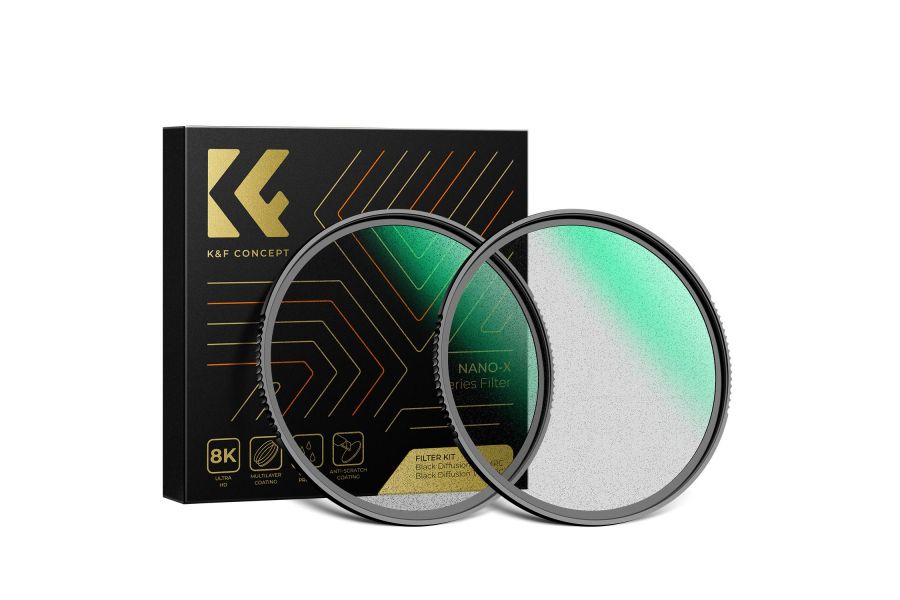 Комплект фильтров 77 мм K&F Concept Black Mist 1/4 + 1/8