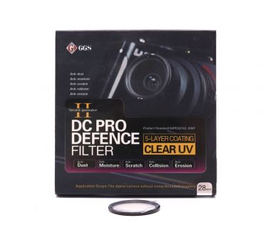 Светофильтр GGS DC/UV II Pro Defence Filter 28mm