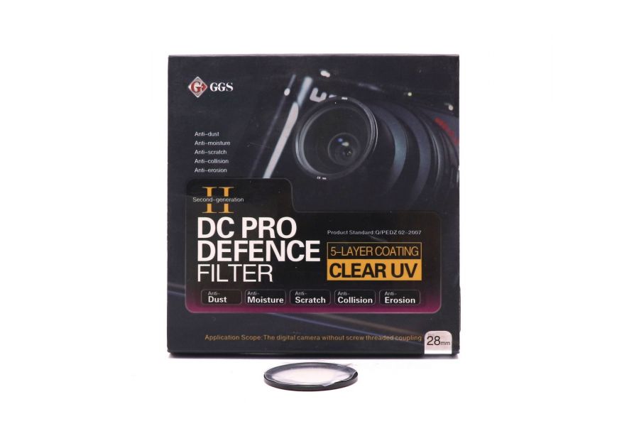 Светофильтр GGS DC/UV II Pro Defence Filter 28mm