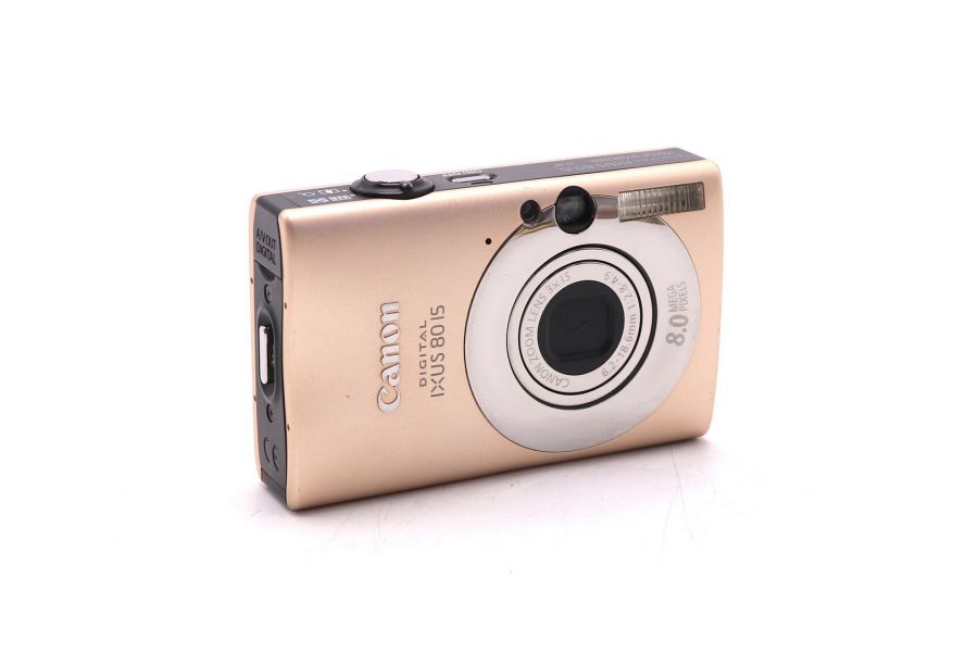 Фотокамера компактная Canon IXUS 80 IS золотистая
