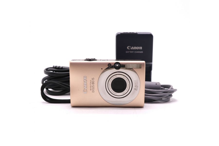 Фотокамера компактная Canon IXUS 80 IS золотистая