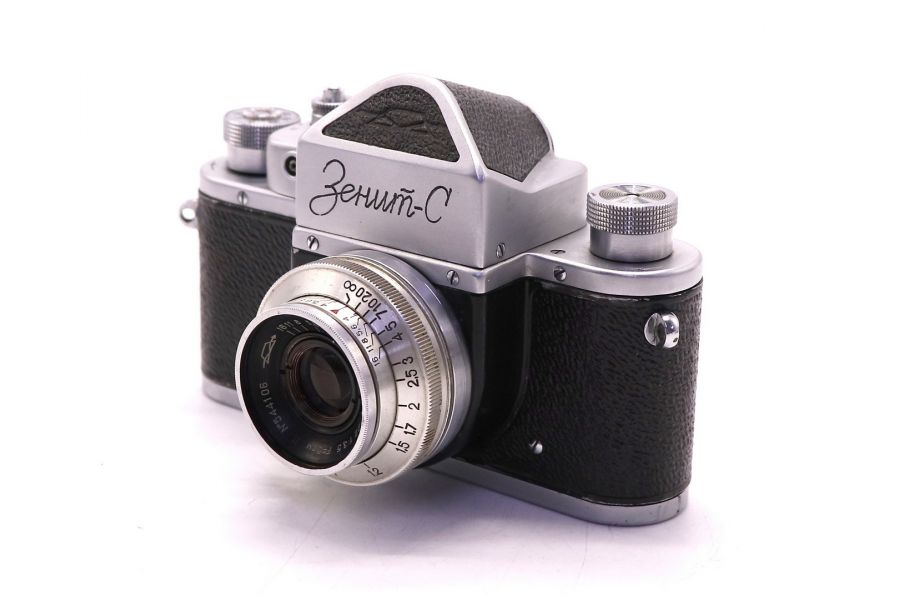 Зенит С + Индустар-22 П нетубусный (1958г.)