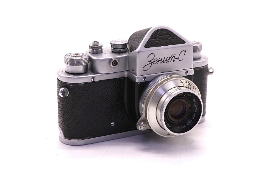 Зенит С + Индустар-22 П нетубусный (1958г.)