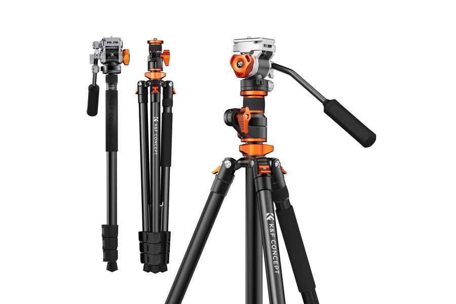 Штатив K&F Concept K254A7 + FH-03 KF09.137