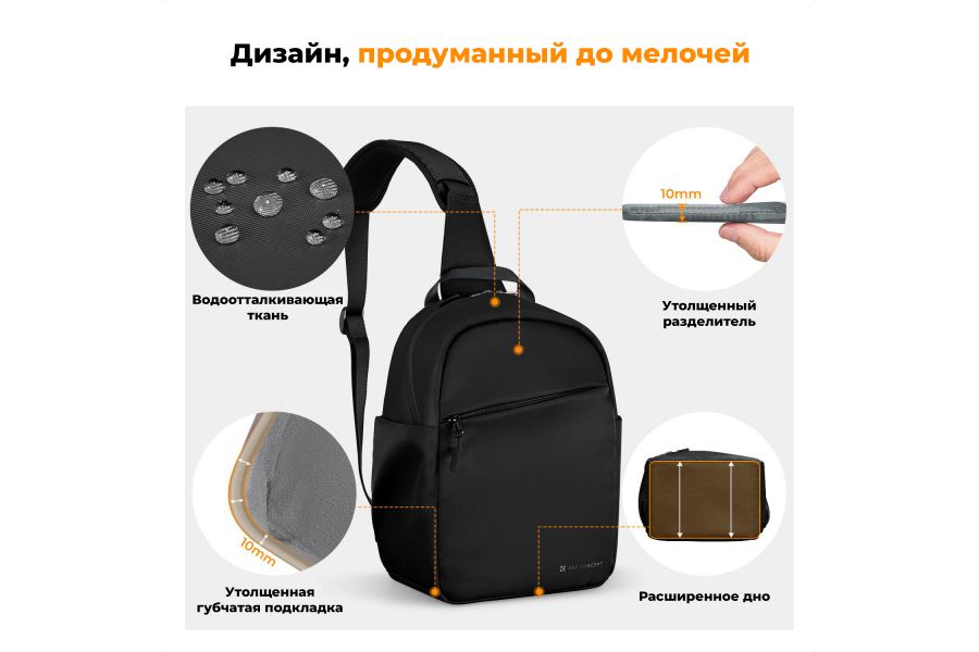 Сумка-слинг K&F Concept KF13.171