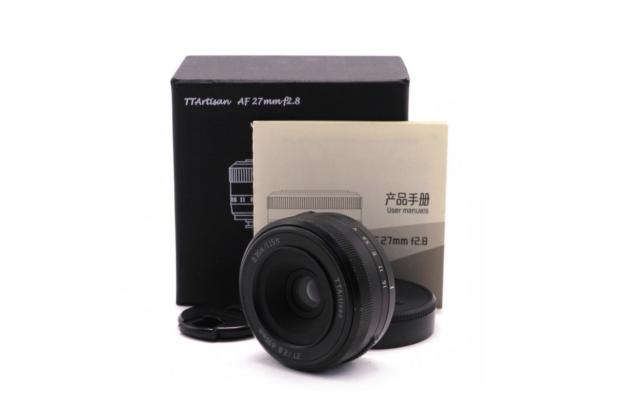 TTartisan AF 27mm f/2.8 APS-C для Sony E в упаковке
