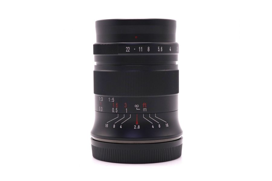 Объектив 7Artisans 60mm f/2.8 Mark II Canon EOS-M в упаковке