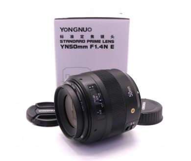 Yongnuo 50mm F/1.4N E для Nikon F в упаковке