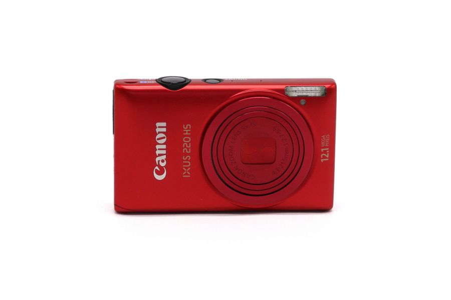 Компактная фотокамера Canon IXUS 220 HS в упаковке