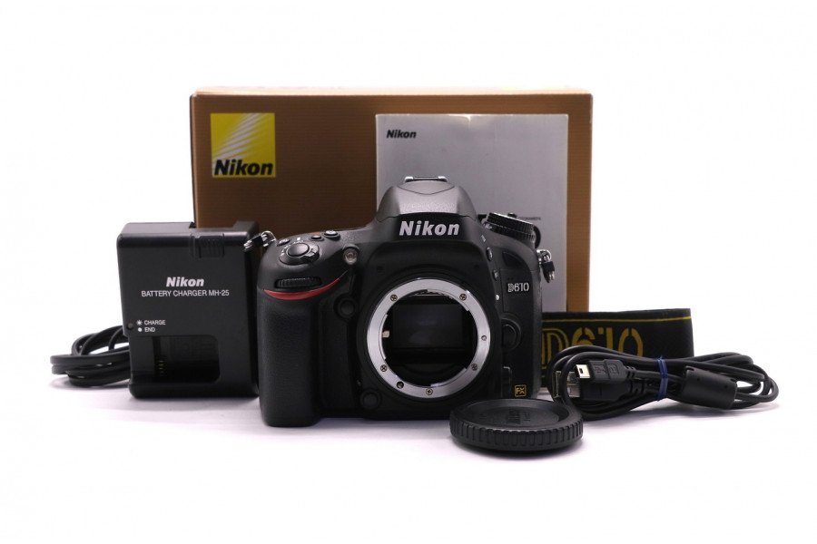 Nikon D610 body в упаковке (пробег 16515 кадров)