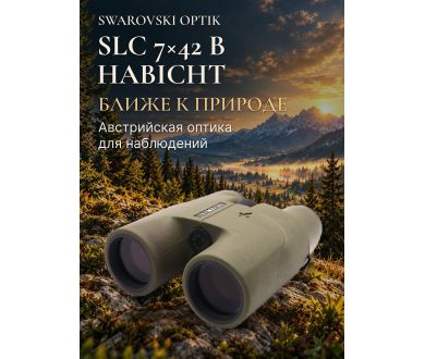 Классический бинокль Swarovski SLC 7x42B Habicht