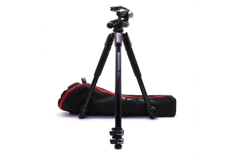 Штатив Manfrotto MK055 + голова Manfrotto MHXPRO-3W