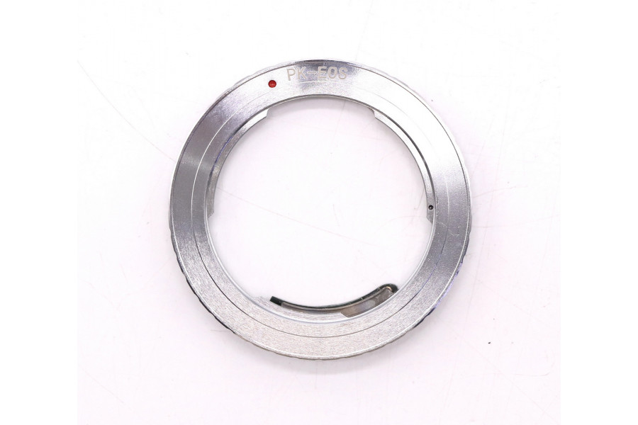 Adapter Pentax K - Canon EOS silver (China)