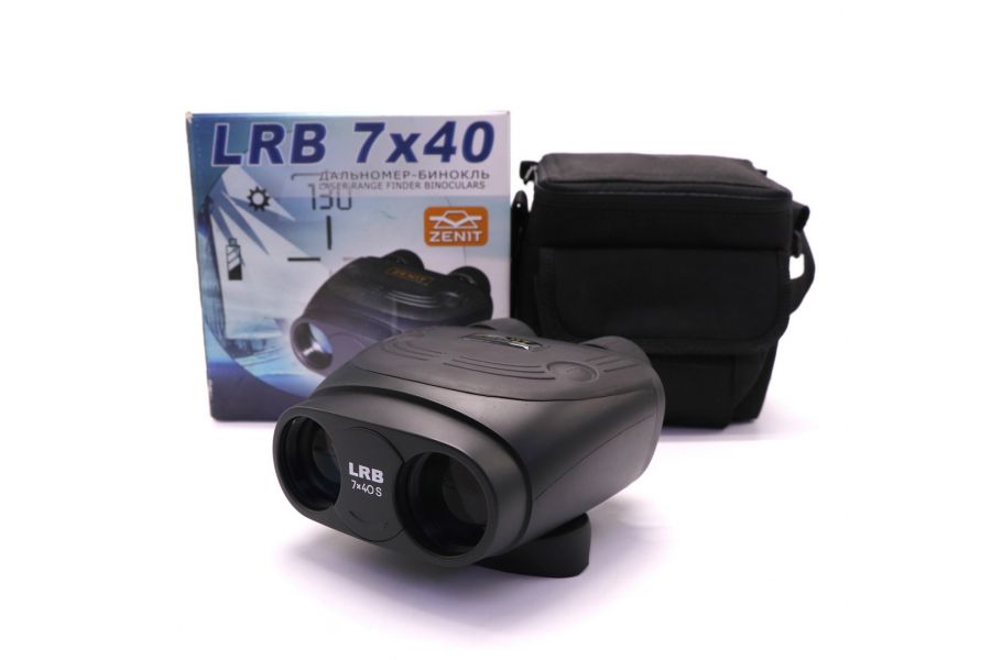 Лазерный бинокль Zenit LRB 7x40S в упаковке