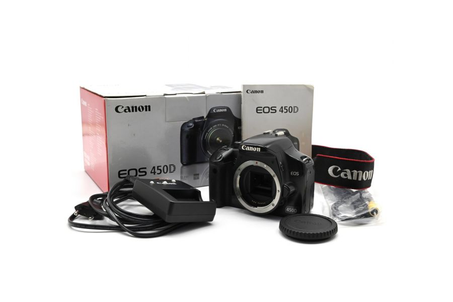 Canon EOS 450D body в упаковке (пробег 40000 кадров)