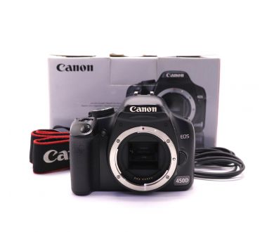 Canon EOS 450D body в упаковке (пробег 34445 кадров)