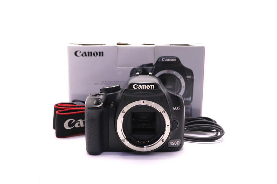 Canon EOS 450D body в упаковке (пробег 34445 кадров)