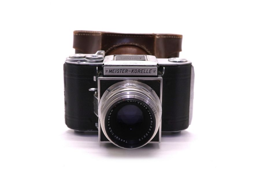 Meister-Korelle + Tessar 8cm f/2.8