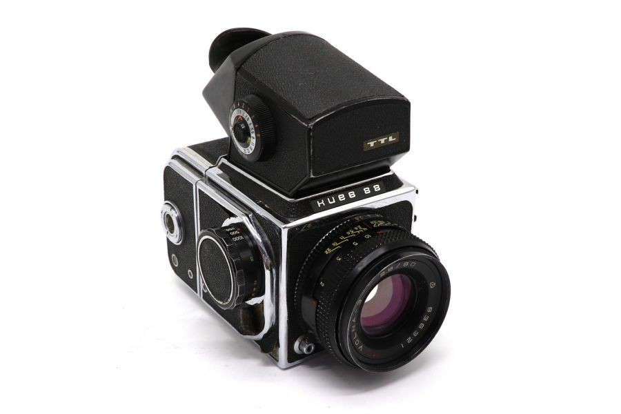 Фотокамера Киев 88 + МС Волна-3 2,8/80 (СССР)