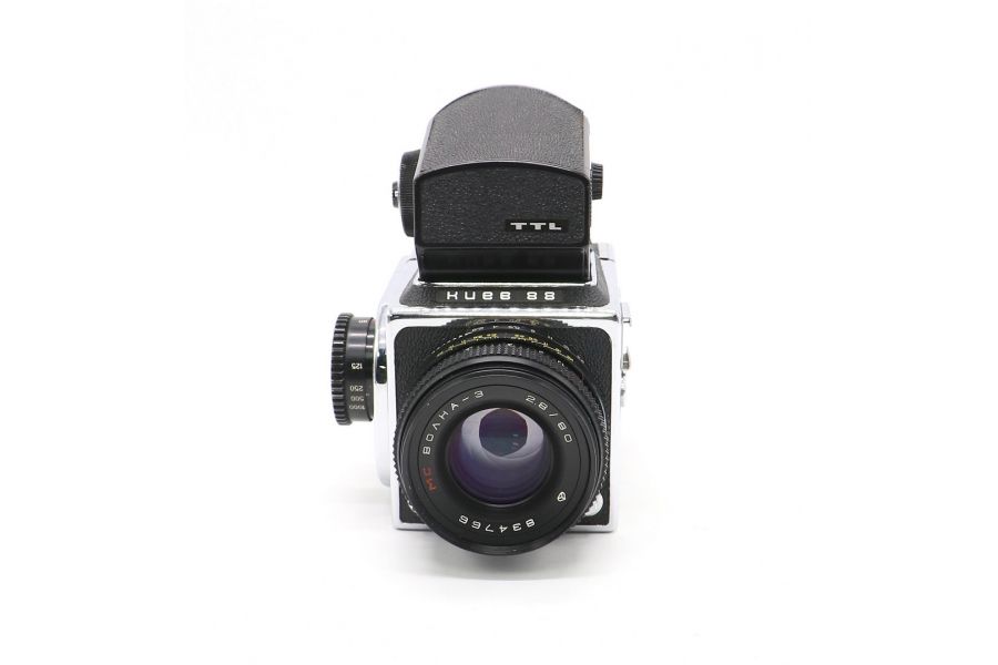 Фотокамера Киев 88 + МС Волна-3 2,8/80 (СССР)